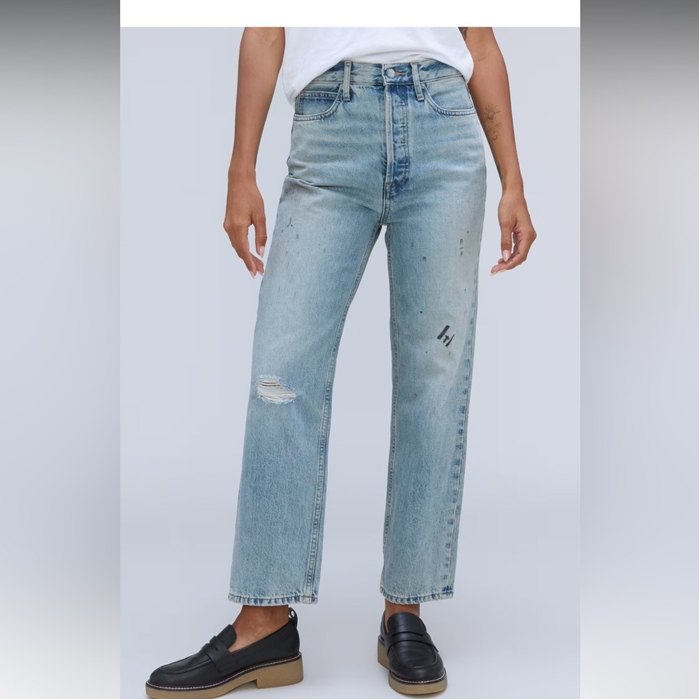Everlane Paint Splatter rigid way high Jean 26 regular
